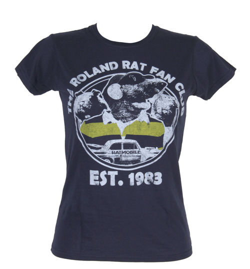 Fame and Fortune Ladies Roland Rat Fan Club 83 T-Shirt from Fame