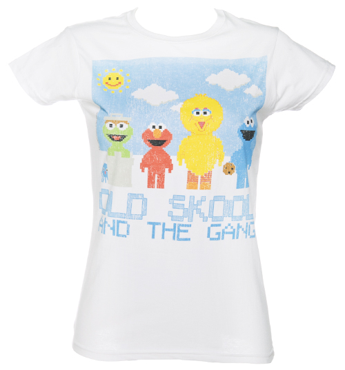 Fame and Fortune Ladies Sesame Street Old Skool T-Shirt from Fame