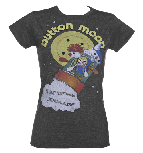 Fame and Fortune Ladies Were Off To Button Moon T-Shirt from