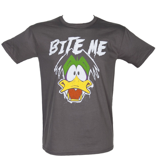Mens Bite Me Count Duckula T-Shirt from