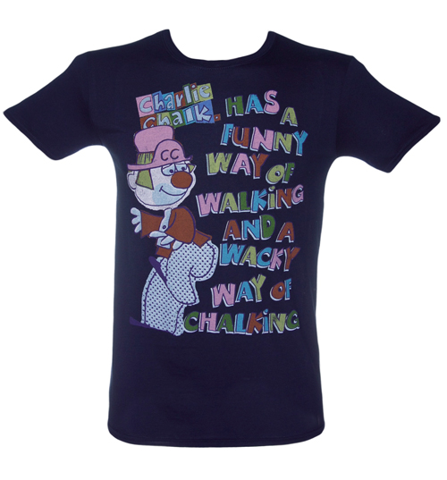 Fame and Fortune Mens Charlie Chalk Theme Tune T-Shirt from