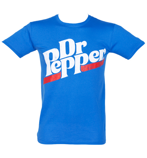 Mens Dr Pepper Logo T-Shirt from Fame and Fortune