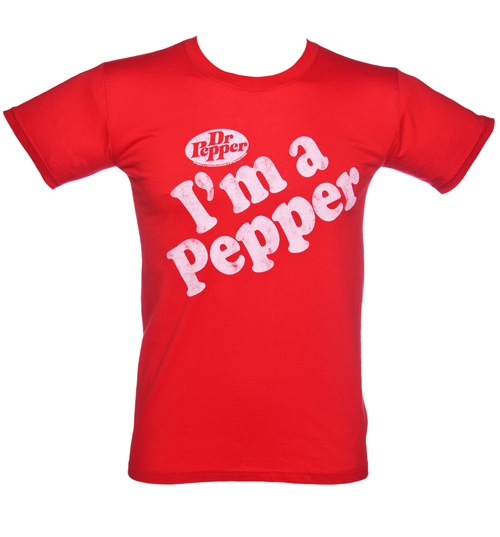 Fame and Fortune Mens Im A Pepper Dr Pepper T-Shirt