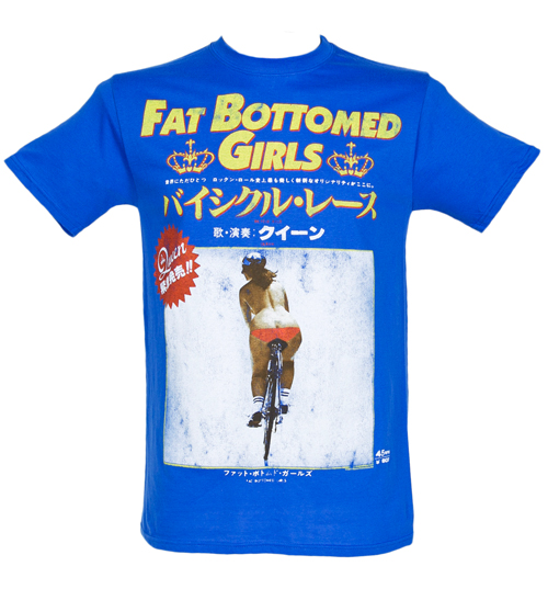 Fame and Fortune Mens Queen Fat Bottomed Girls T-Shirt From