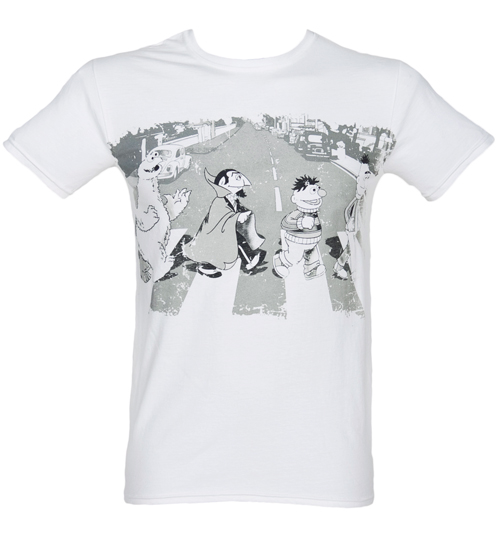 Fame and Fortune Mens Sesame Street Abbey Road T-Shirt from