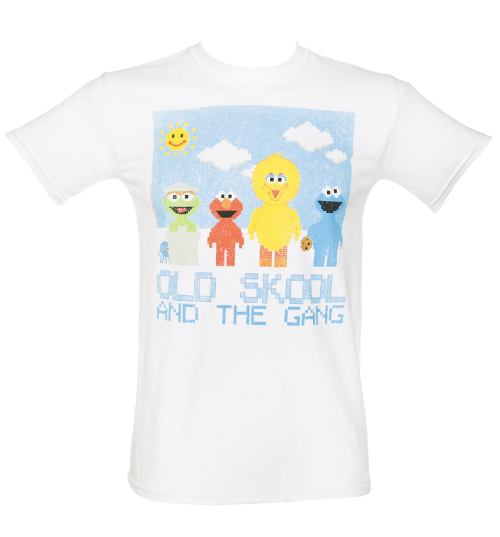 Fame and Fortune Mens Sesame Street Old Skool T-Shirt from