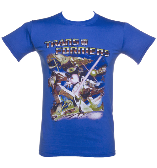 Fame and Fortune Mens Transformers Movie Poster T-Shirt from