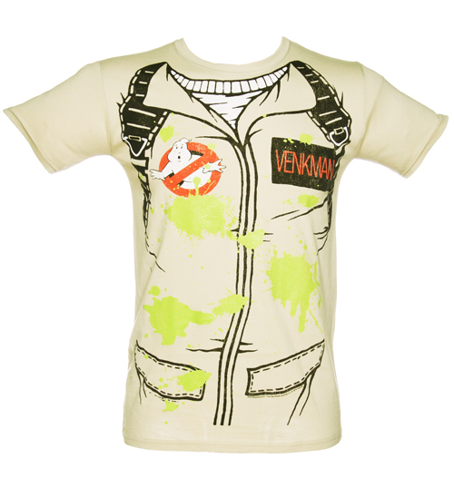 Fame and Fortune Mens Venkman Ghostbusters Costume T-Shirt