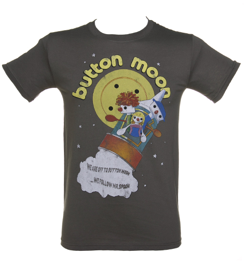Mens Were Off To Button Moon T-Shirt