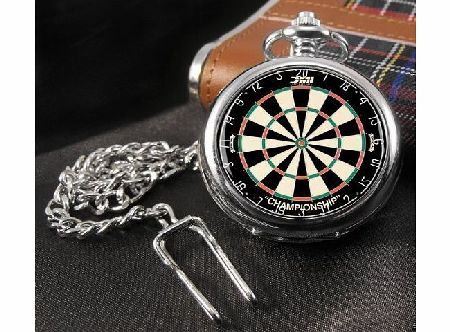 Family Crests Dartboard Pocket Watch
