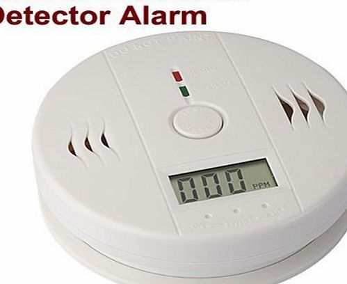 Home Security Safe CO Carbon Monoxide Smoke Gas Alarm Sensor LCD Monitor Detector FamilyMall