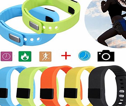 FamilyMall TM) Bluetooth Smart Bracelet Sport healthy Wrist Watch Pedometer Sleep Monitor for Running Walking Fitness Sleeping