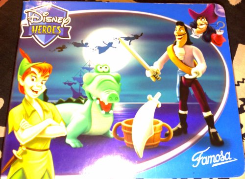 Famosa Disney Heroes Peter Pan Figure SetCaptain Hook Crocodile