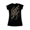 Famous Calligraphy Girls T-Shirt - Black