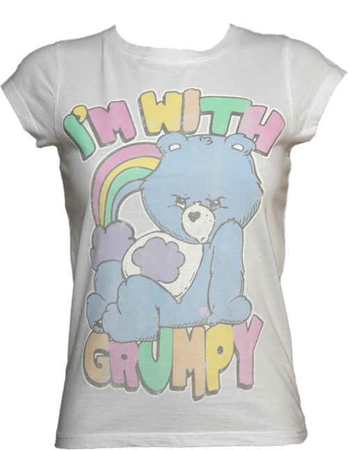 Famous Forever Im With Grumpy Ladies Care Bears T-Shirt