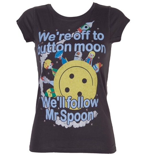 Famous Forever Ladies Black Were Off To Button Moon