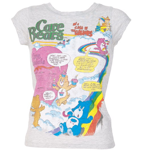 Famous Forever Ladies Care Bears Comic Cover T-Shirt from