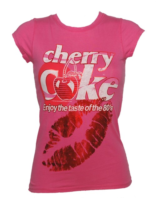 Ladies Cherry Coke T-Shirt from Famous Forever