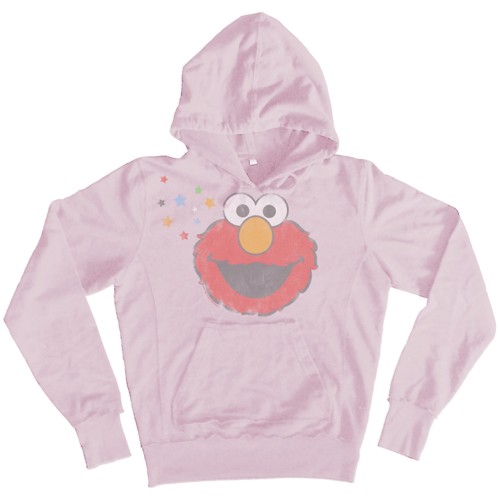Famous Forever Ladies Elmo Face Fleeced Hoodie from Famous