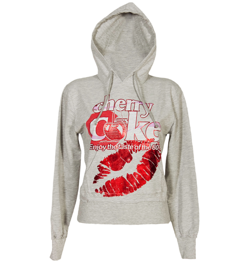 Famous Forever Ladies Grey Cherry Coke Hoodie from Famous Forever