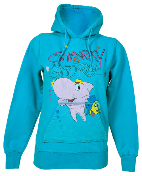 Ladies Heavyweight Sharky and George Hoodie from
