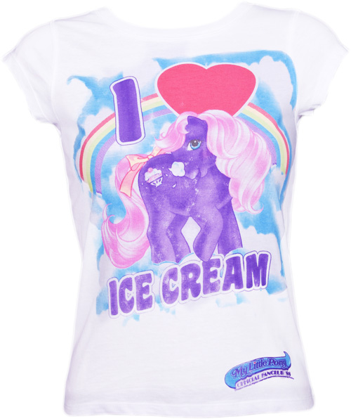 Famous Forever Ladies I Love Ice Cream My Little Pony T-Shirt