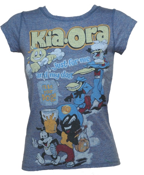 Ladies Kia Ora ``l Be Your Dog`T-Shirt from Famous Forever