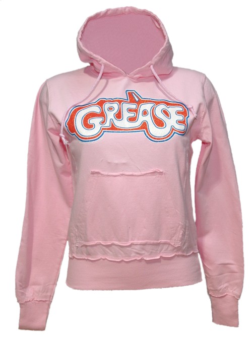 Famous Forever Ladies Pink Glitter Grease Hoodie from Famous Forever