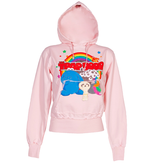 Ladies Pink Trap Door Hoodie from Famous Forever