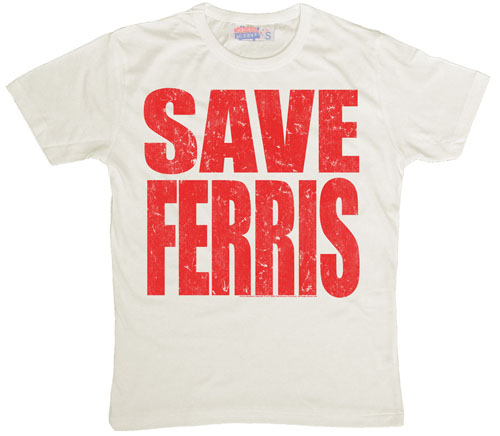 Famous Forever Men` Save Ferris T-Shirt from Famous Forever