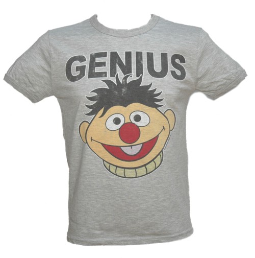Famous Forever Men` Sesame Street Ernie Genius T-Shirt from Famous Forever