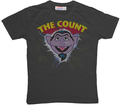 Famous Forever Men` The Count Sesame Street T-Shirt from Famous Forever