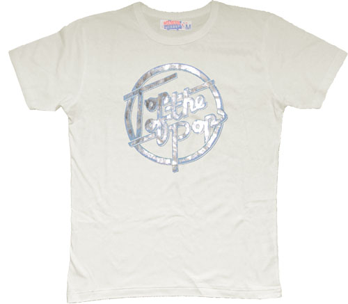 Famous Forever Men` Top Of The Pops Logo T-Shirt in White From Famous Forever