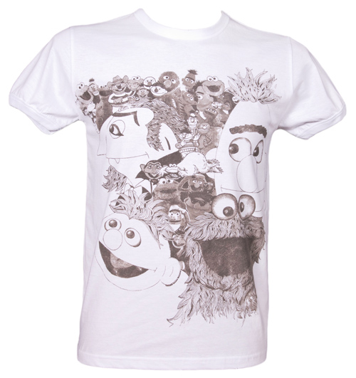 Famous Forever Mens Sesame Street Revolver T-Shirt from