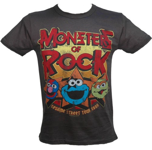 Famous Forever Monsters Of Rock Men` Sesame Street T-Shirt from Famous Forever