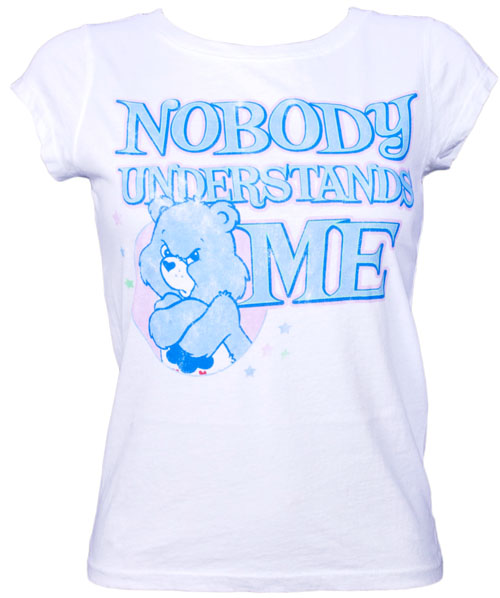 Famous Forever Nobody Understand Me Ladies Grumpy Bear T-Shirt