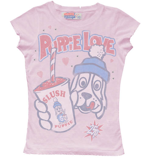 Famous Forever Puppie Love Ladies Slush Puppie T-Shirt from Famous Forever