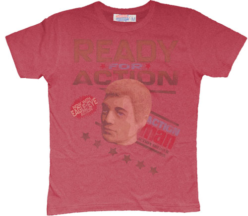 Famous Forever Ready For Action Menand#39;s Action Man T-Shirt from Famous Forever