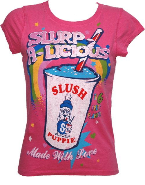 Slurp-a-licious Ladies Slush Puppie T-Shirt from Famous Forever