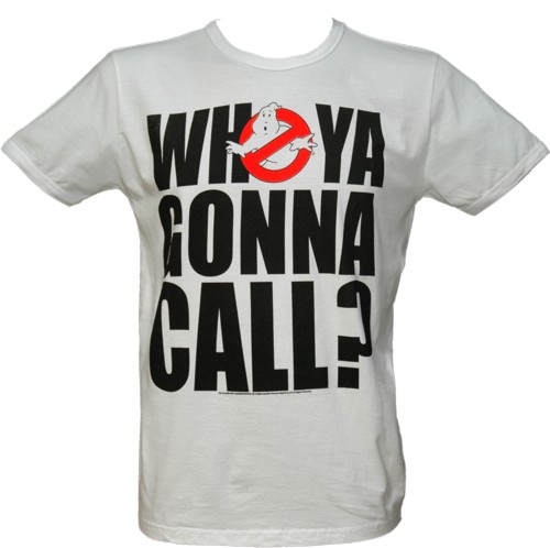 Famous Forever Who Ya Gonna Call Men` Ghostbusters T-Shirt from Famous Forever