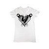 Famous Romantically Challenged Girls T-Shirt - Wht