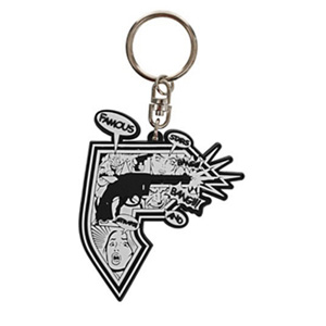 Famous S and S Sunday Comix Keychain