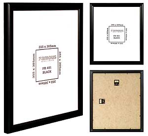 355 x 305mm Black Frame