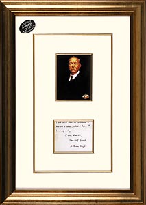 Arthur Conan Doyle handwritten letter