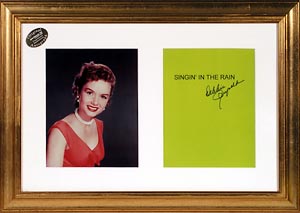 FamousRetail Debbie Reynolds signed script