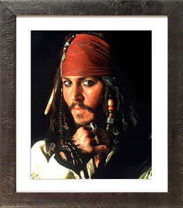 FamousRetail Johnny Depp unsigned 11x14 photo