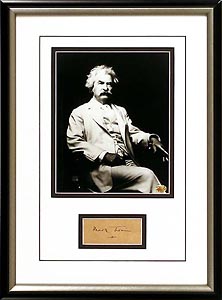 FamousRetail Mark Twain signature piece