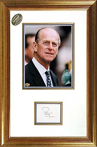 FamousRetail Prince Philip autograph