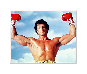 FamousRetail Sylvester Stallone and#39;Rocky IIIand39; unsigned 10x8 photo