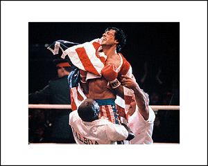 FamousRetail Sylvester Stallone and#39;Rocky IVand39; unsigned 10x8 photo